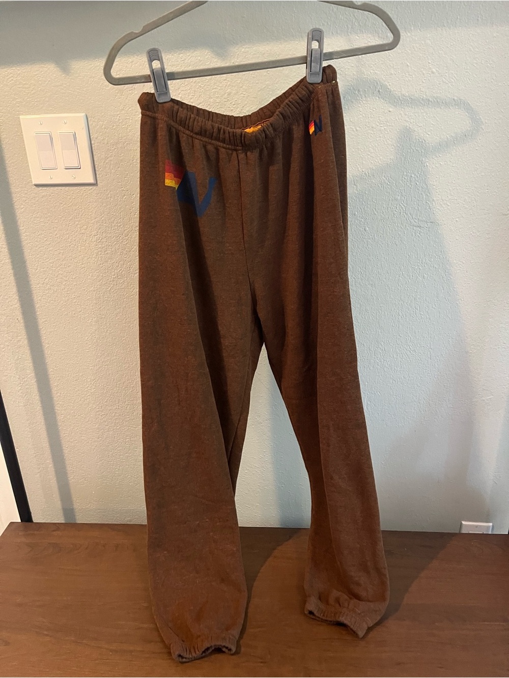 Aviator Nation Logo Sweatpants - Chocolate